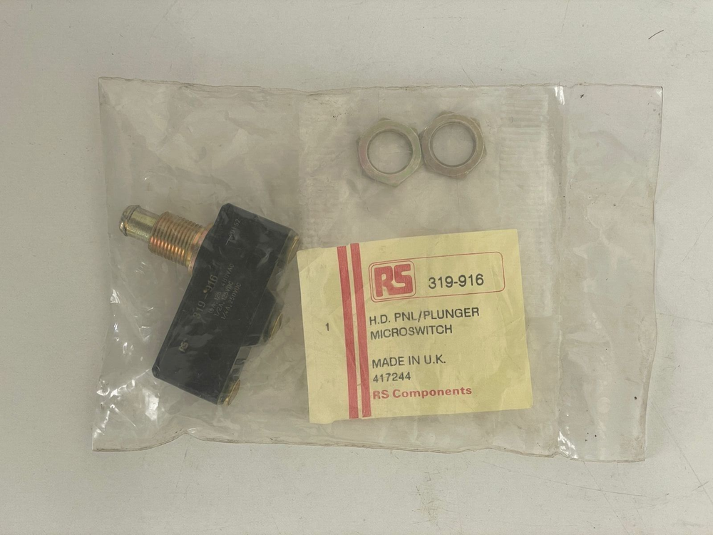 RS Components / Plunger Micro Switch / 319-916