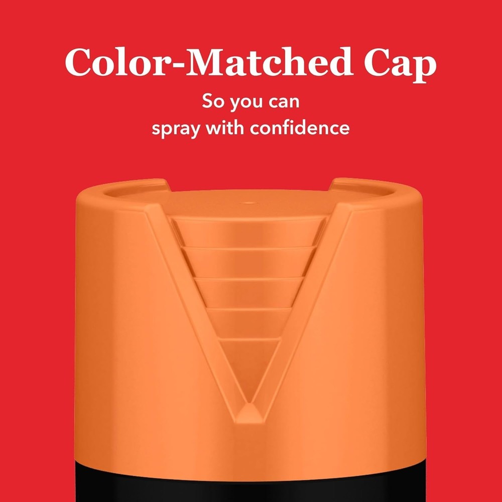 Rust Resistant 12oz Gloss Spray Paint & Primer - Pumpkin Orange for DIY Projects