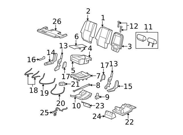 Genuine GM Mount Bracket 22741879