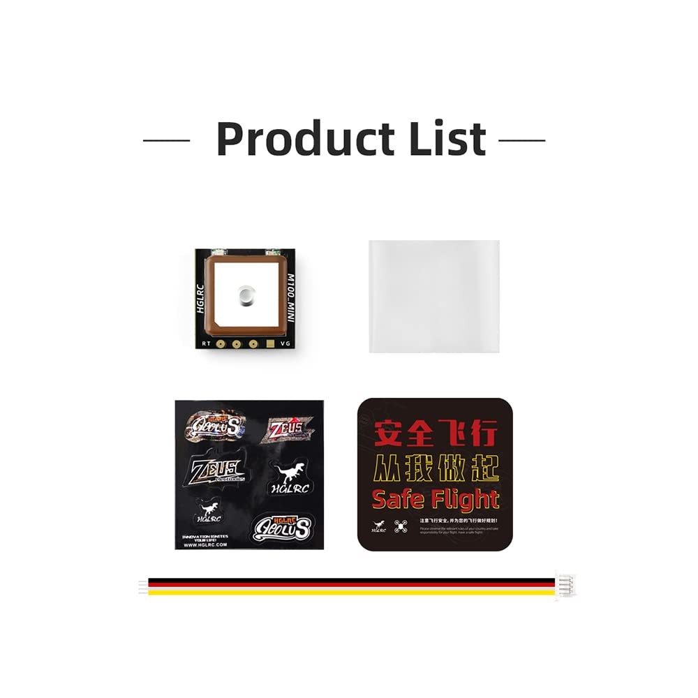 GPS Module for UBLOX Compatible with 2-7 Inch FPV Racing Drones