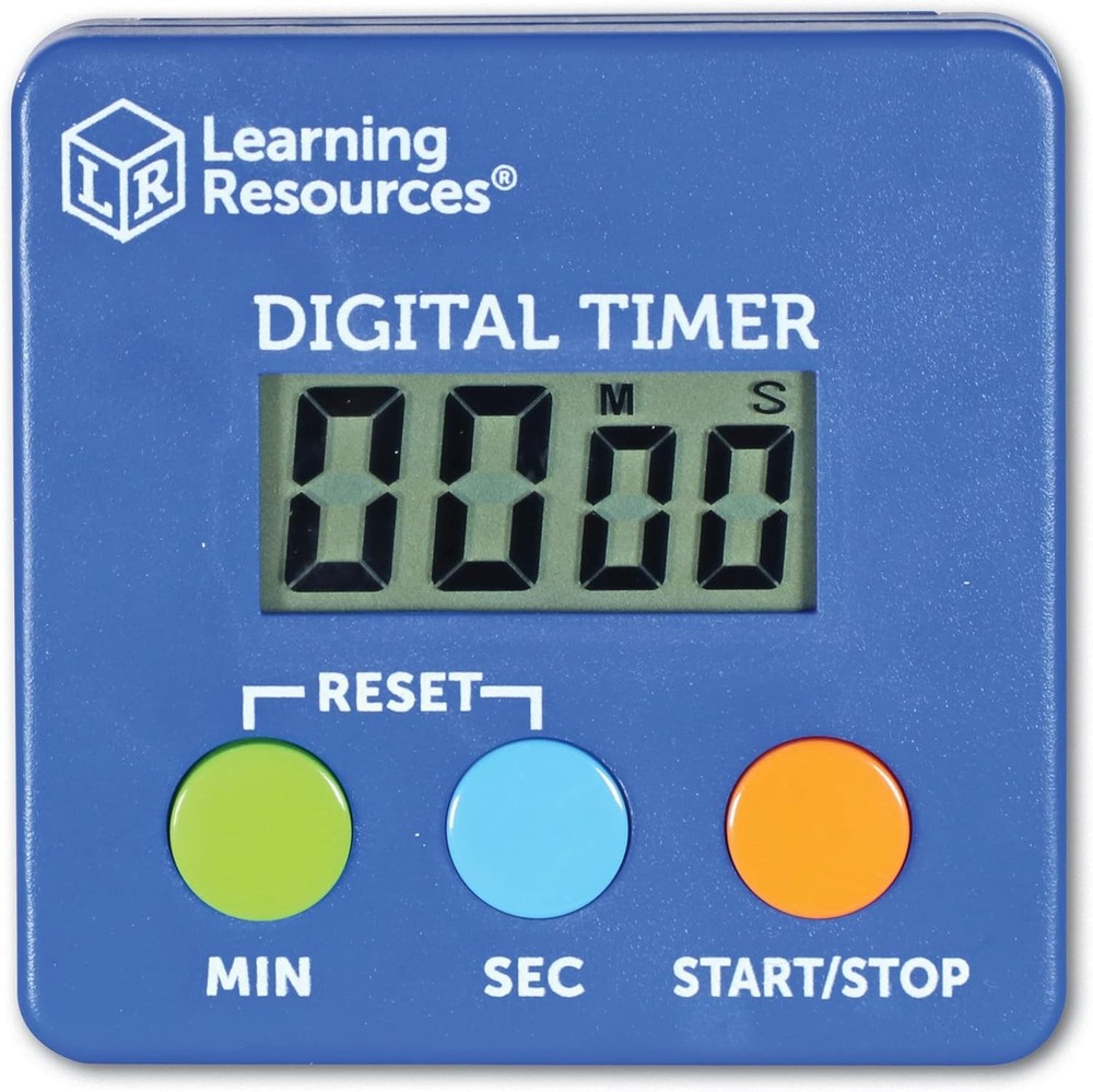 Learning Resources Digital Timer Counts Down and Up