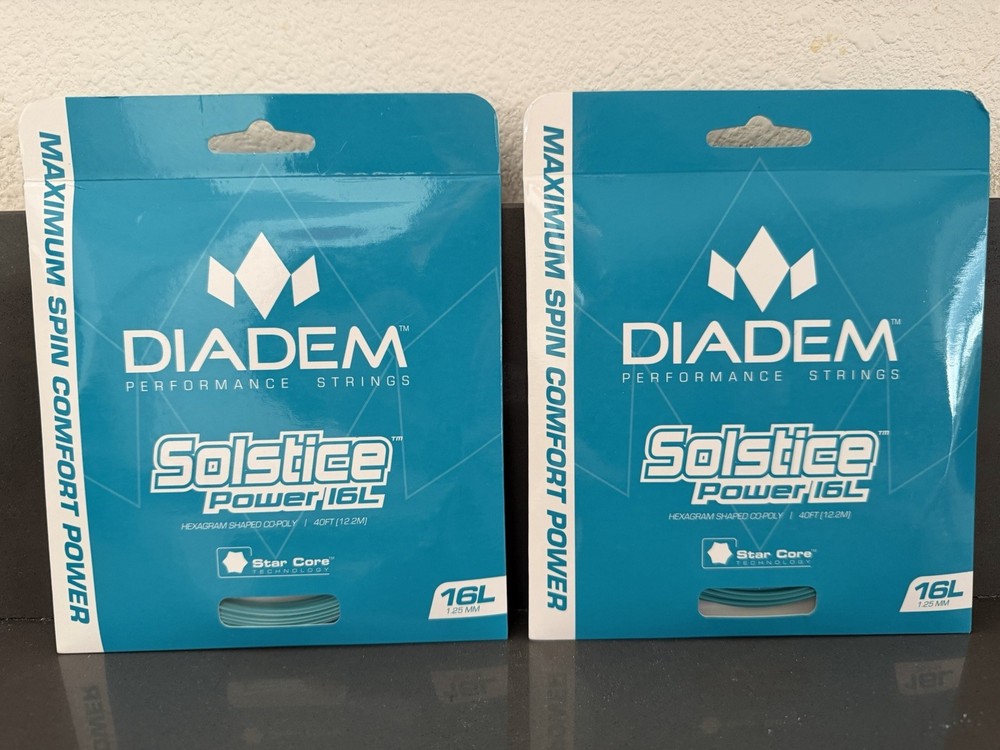 2 x Diadem Solstice Power Tennis String