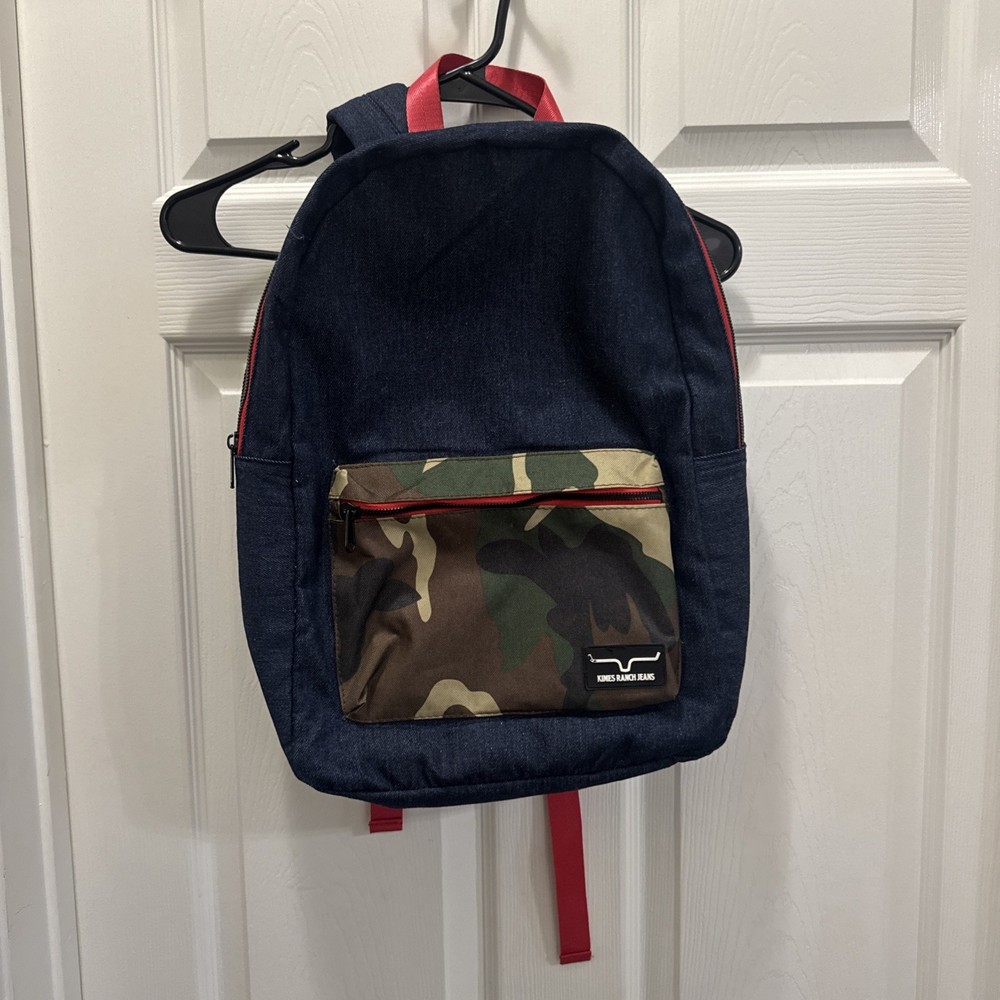 Kimes Ranch Backpack Denim And Camo