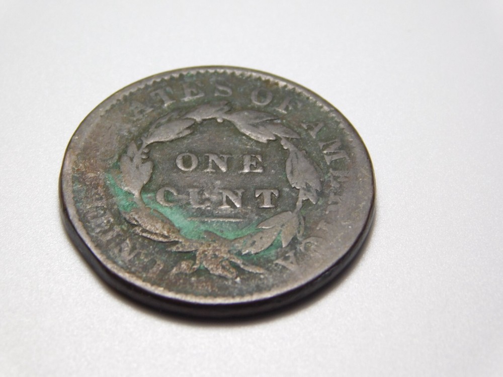 US COINS 1834 CORONET HEAD LARGE CENT
