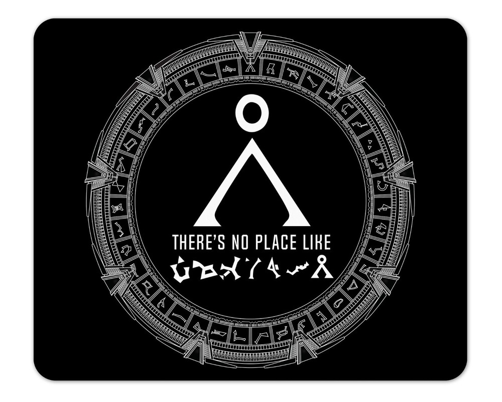 No Place Like Home With Gate Mouse Pad 1/8" Thick Mouse Pad