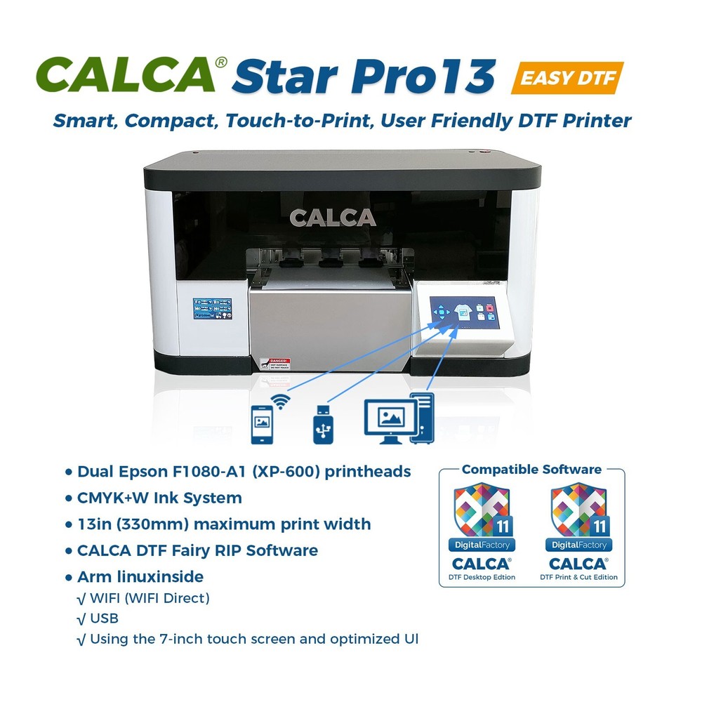 US Stock CALCA Star Pro13 DTF Printer
