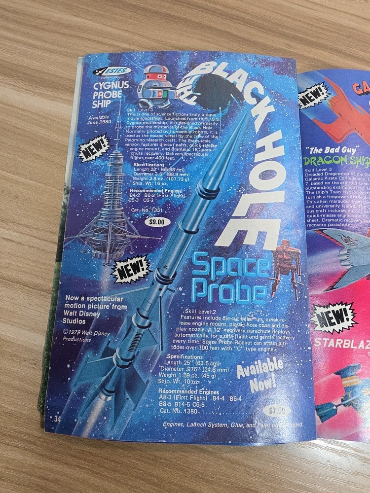 Estes Flying Model Rocket Catalog No. 801p Rocketry