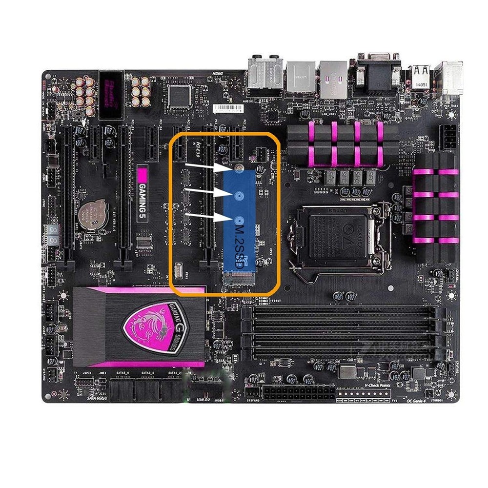 Comprehensive M.2 SSD Mounting Solution for ASUS Gigabyte Motherboards - 30pcs