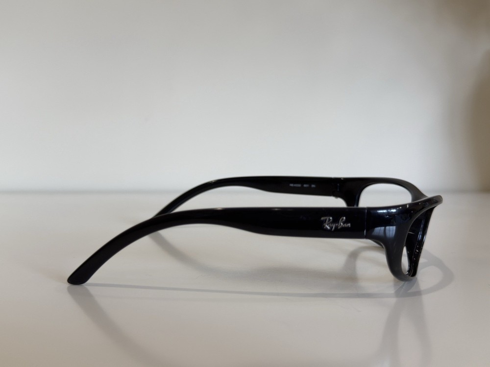 Ray Ban RB 4033 601 Wrap Rectangle Black Sunglasses Frame Only 3N