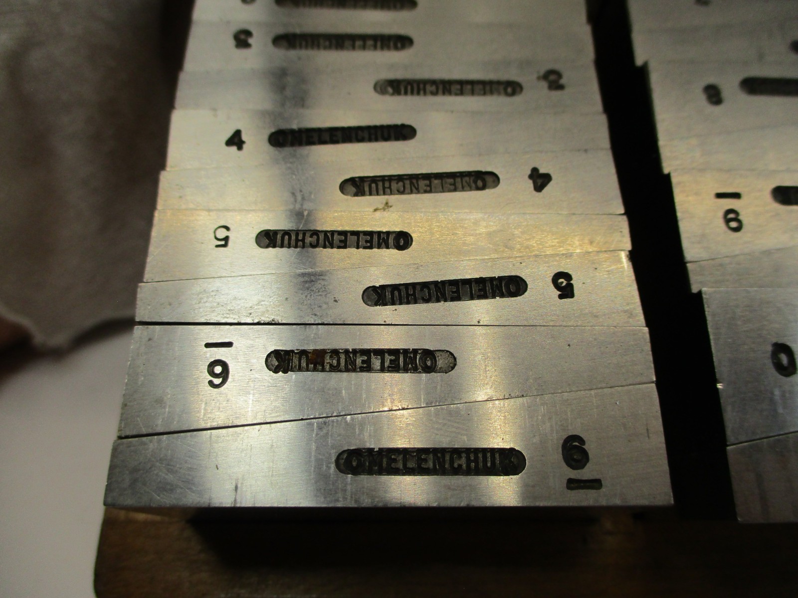 (22) Pc Angle Block Set OMELENCHUK 1° - 30° in Pairs Hard Ground Wood Case EC