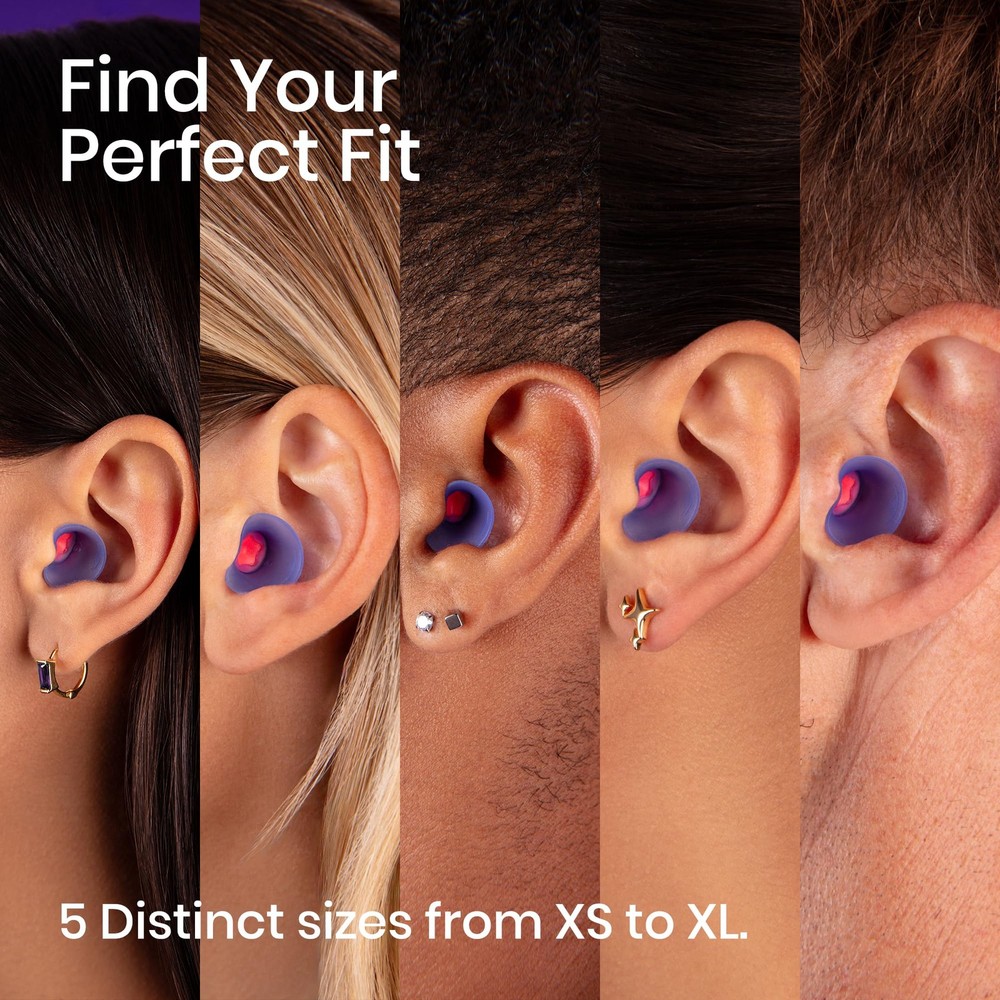 Earplugs – Engineered for Maximum Side-Sleep Comfort, Reusable Ear Plugs for ...