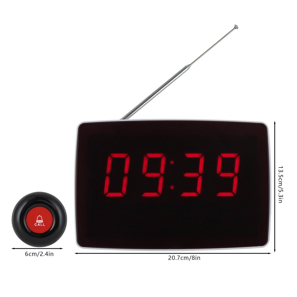 Wireless Calling Button Elderly Nurse Alert System 10 Call Buttons+1 Receiver