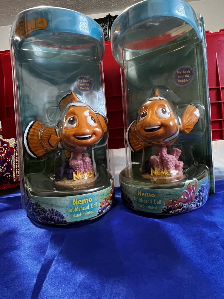2-Disney Pixar Finding Nemo, Nemo Bubblehead's Bobble Dobbles, New