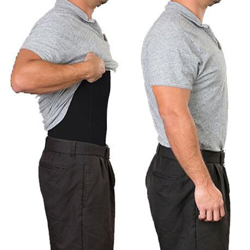 Men Body Shaper Slimmer Shirt Compression Vest Elastic Sculpting Slim Shapewear