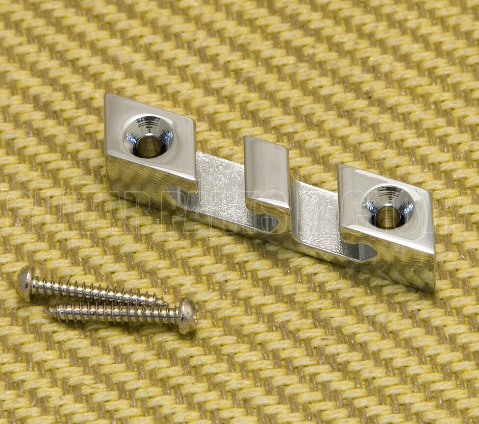 BSG-014-C Chrome Slanted Multi-String Retainer Bass String Guide Tree