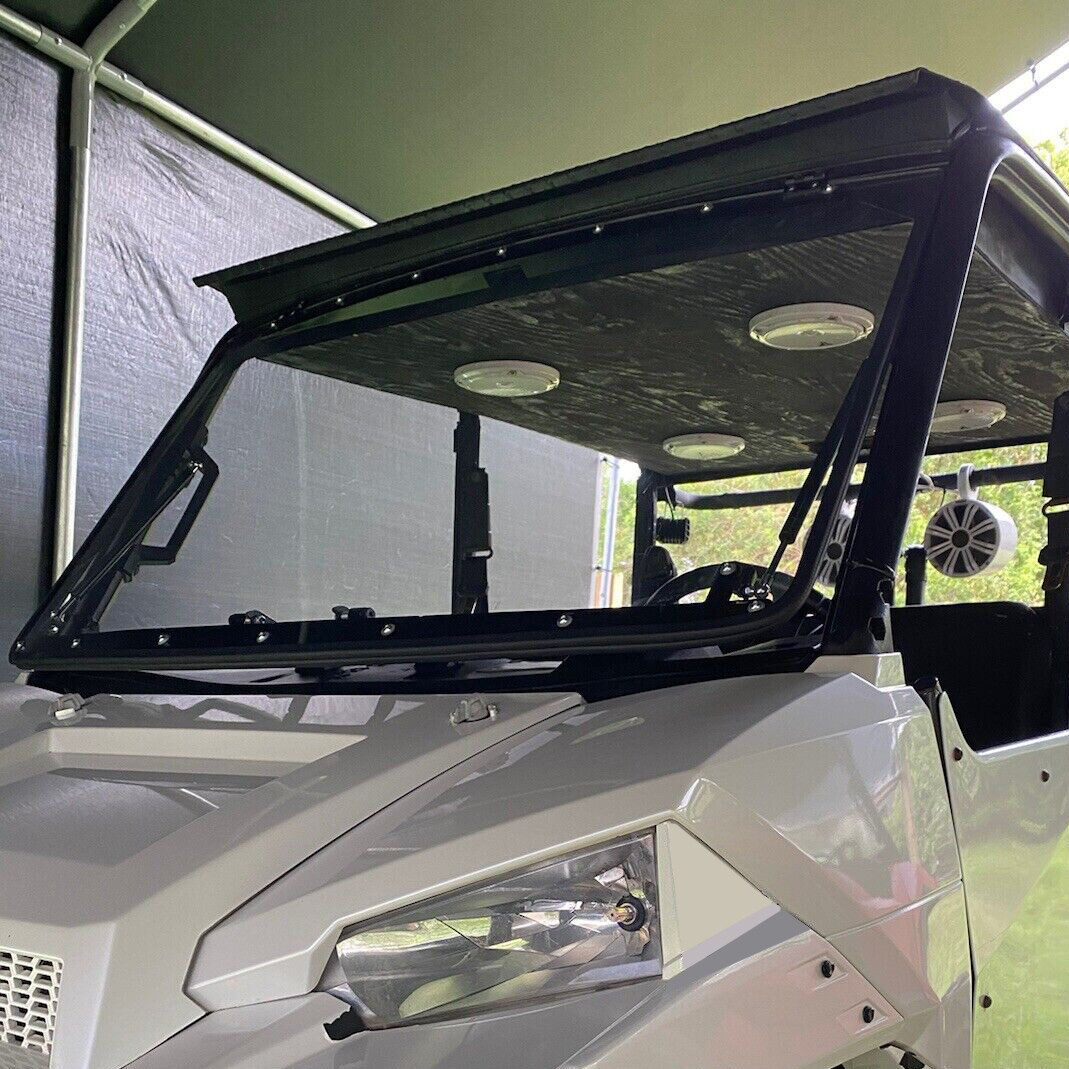 Flip Windshield W/Hardware for Polaris Ranger 2013-UP XP 900/2014-UP XP 900 Crew