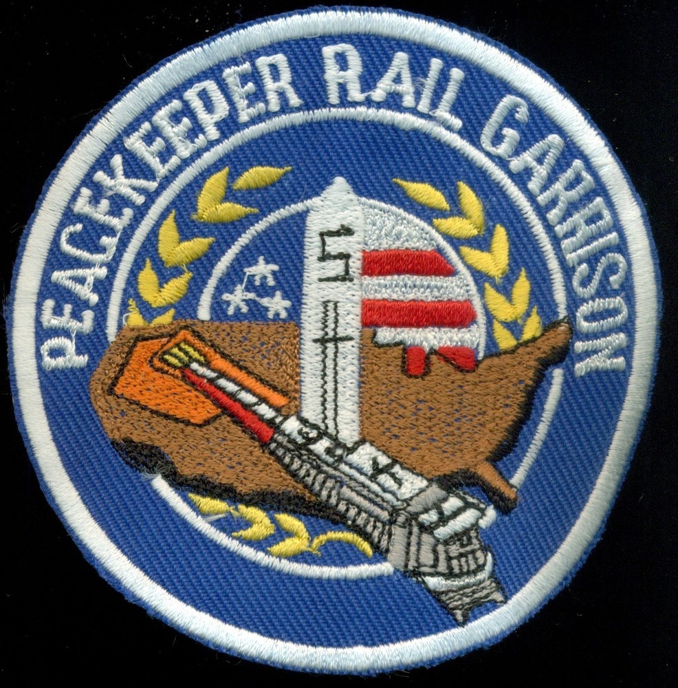 USAF Peacekeeper Rail Garrison Patch AA-4