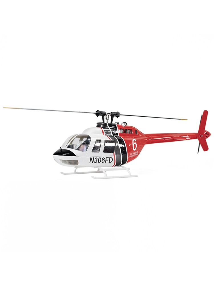 Flywing Bell 206 V3 6CH 3D GPS Hovering Auto Return RC RTF Helicopter 2 Battery