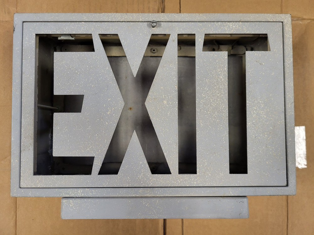 Exit Sign Light Fixture Metal Housing