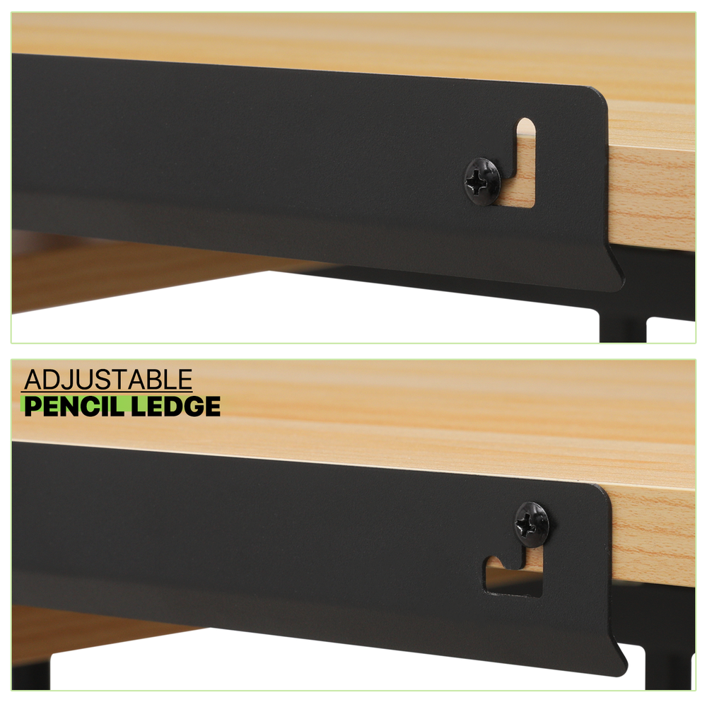 61"Drafting Drawing Table[STOOL+DRAWER]Adjustable Tabletop Painting Work Station