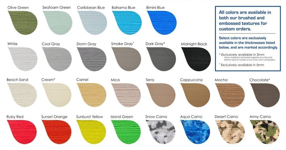 SeaDek® Fish Ruler Cool Grey Over Navy Blue