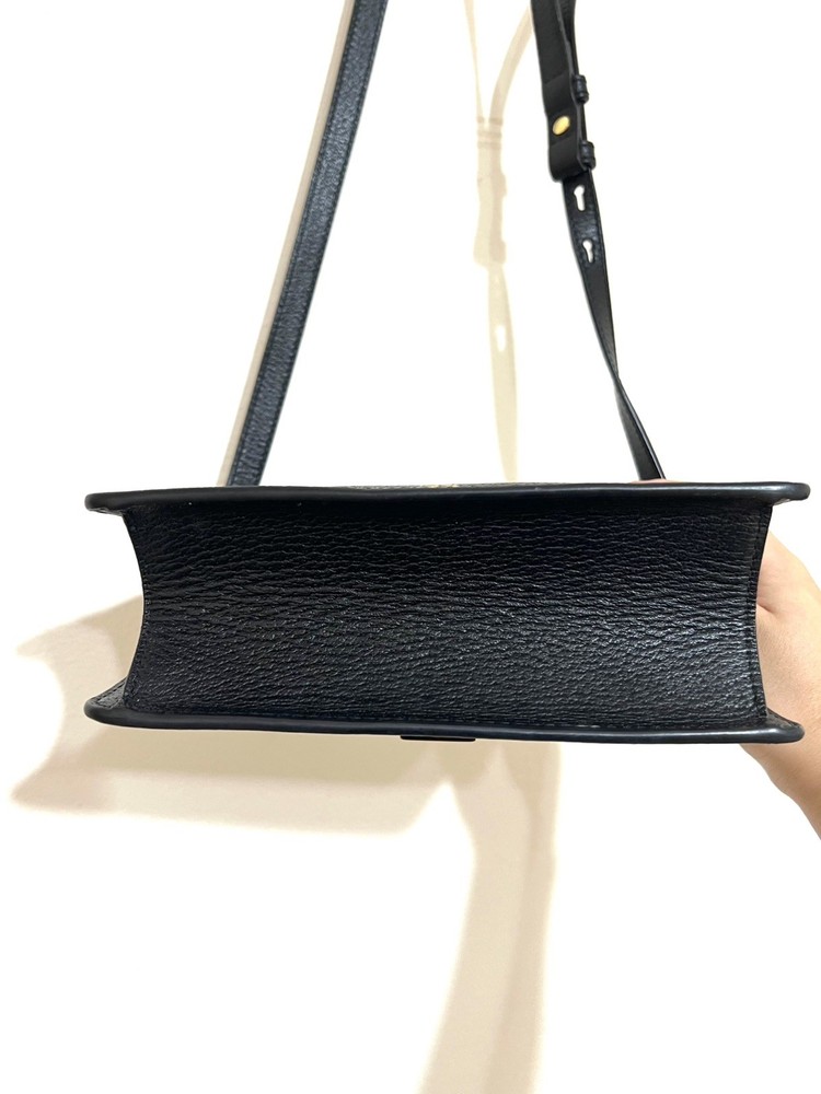 Authentic Gucci Sylvie Bee Star Leather Shoulder Bag