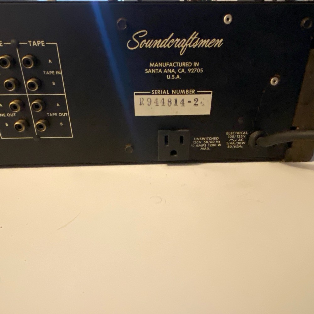 Soundcraftsmen RP2215-R Record-Playback Audio Frequency Equalizer Fair Condition