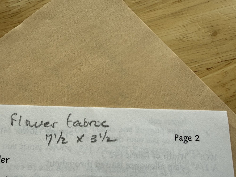 Spring Flower Table Mat & Mini Quilt By MH Designs A Paper Foundation Pattern