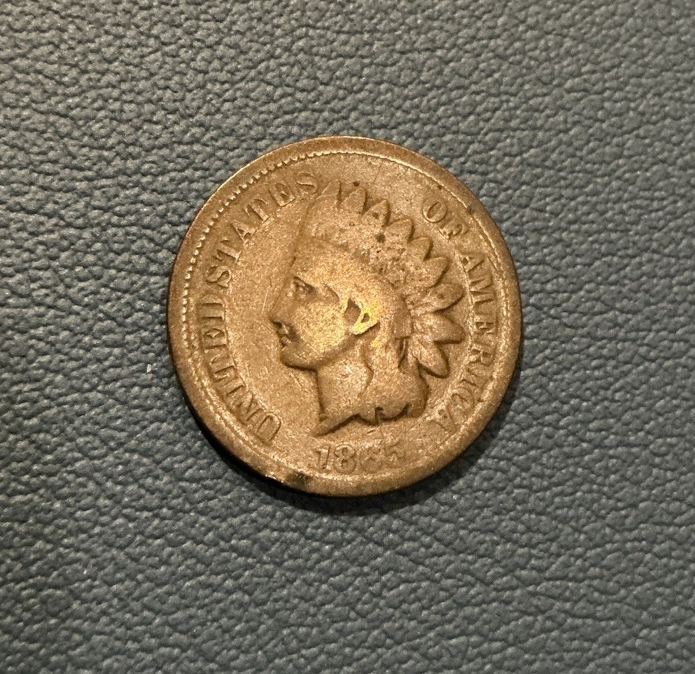 1865 1C Plain 5 BN Indian Cent