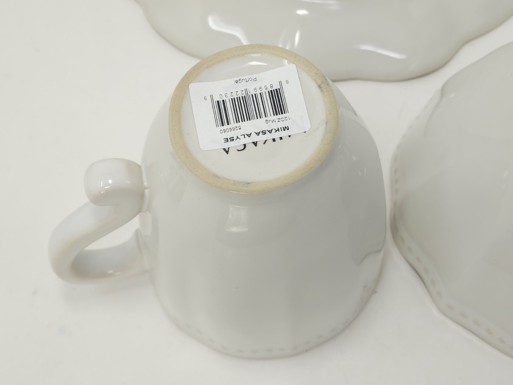 Mikasa Dinnerware Alyse 3-Piece Dinner Set, White