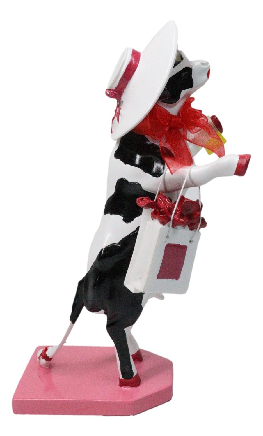 Cow Parade Alphadite Goddess of Shopping Shopaholic Cow Collector's Figurine