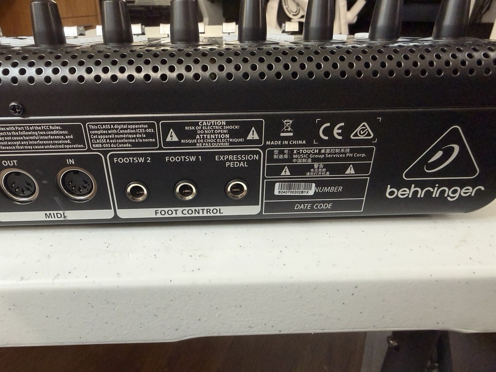 Behringer X-Touch DAW Control Surface + Decksaver EXC Boxed
