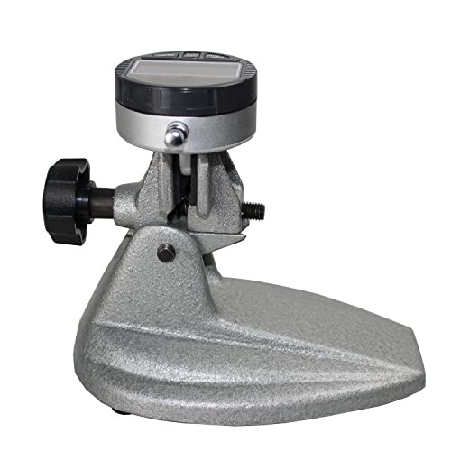 Precision Micrometer Stand Holder Base—Adjustable Cast Iron Base for 0-4"