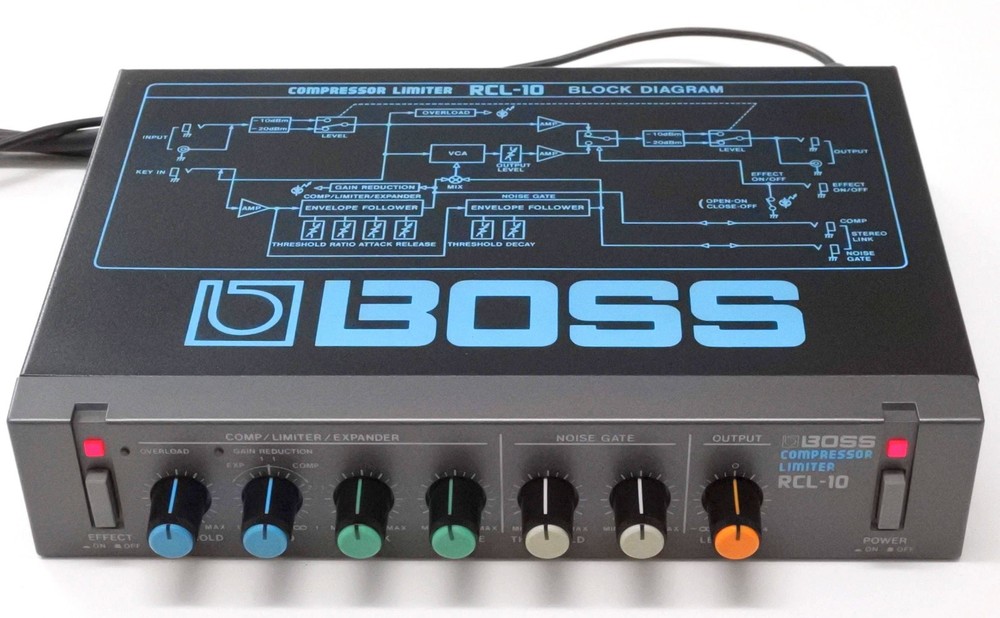 BOSS RCL-10 Compressor Limiter Micro Rack Guitar Effects Unit #58 DHL or EMS