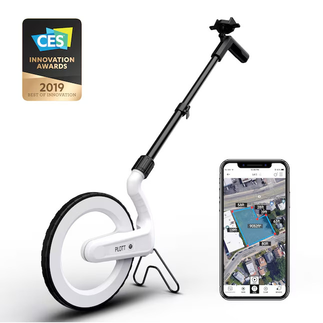 Plott Carta Bluetooth Mapping 12.5-in Measuring Wheel