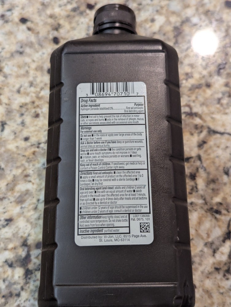 Swan Hydrogen Peroxide Topical Solution First Aid Antiseptic 32 oz