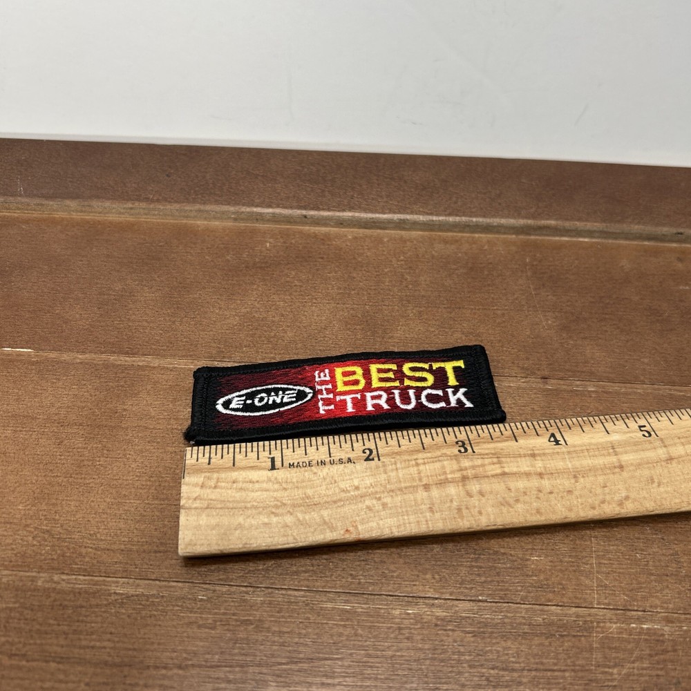 E-ONE The Best Firefighter Truck Patch