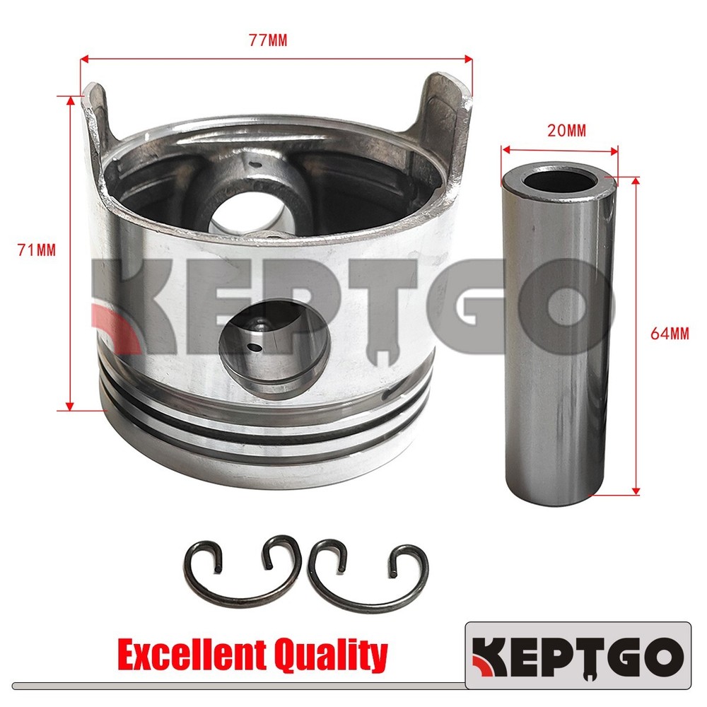 4PCS New 4P Engine Piston & Ring Set For Toyota