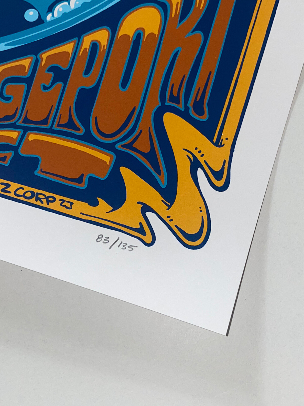 Dirty Heads Poster Bridgeport CT 2023 #’d X/135 Silkscreen Official Show Edtn