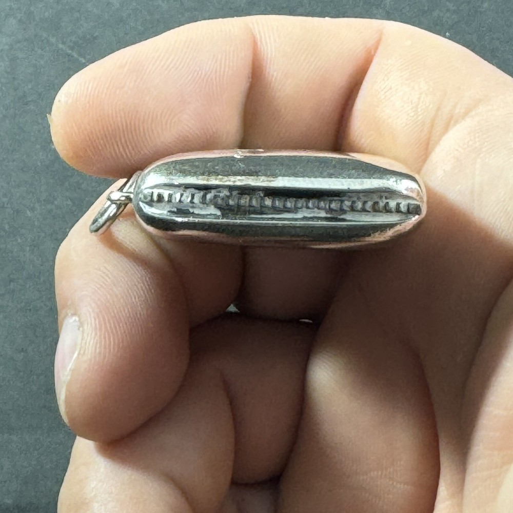 antique 900 sterling silver matchbox