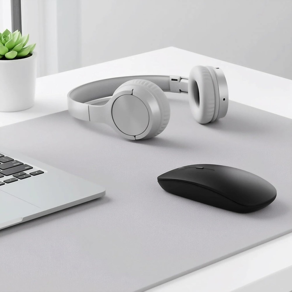 2023 Ultra-Thin Wireless Mouse for MacBook & Desktop - Silent & Ergonomic Design