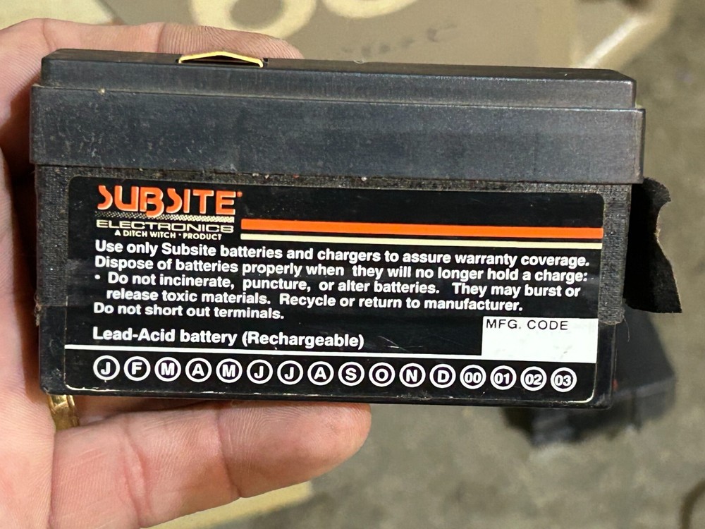SUBSITE Ditch Witch SYSTEM Series 65T Pipe Cable Subsurface Locator Receiver