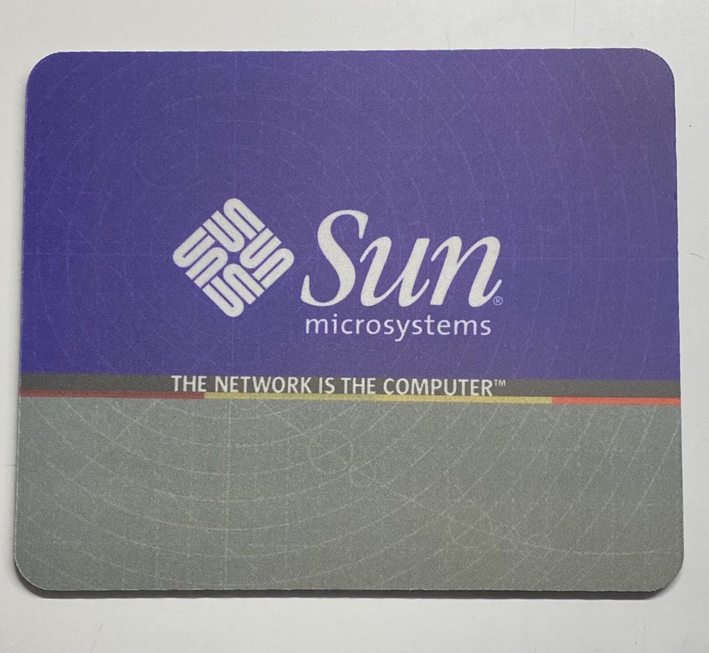 SUN 370-1586 Type-5c Mechanical 3 Button Mouse Model Compact1 Mouse WITH NEW PAD