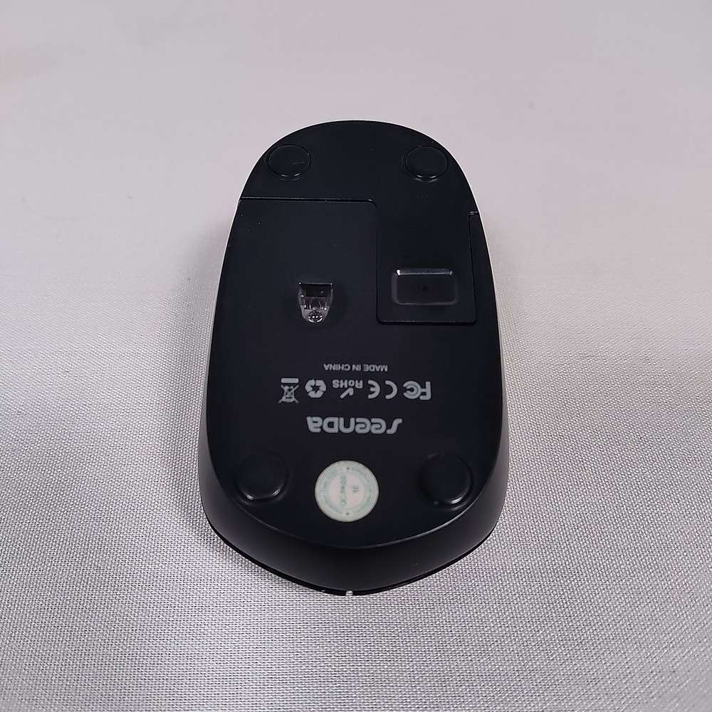 Seenda Wireless Mouse Black 4- Button AA Batteries Operator