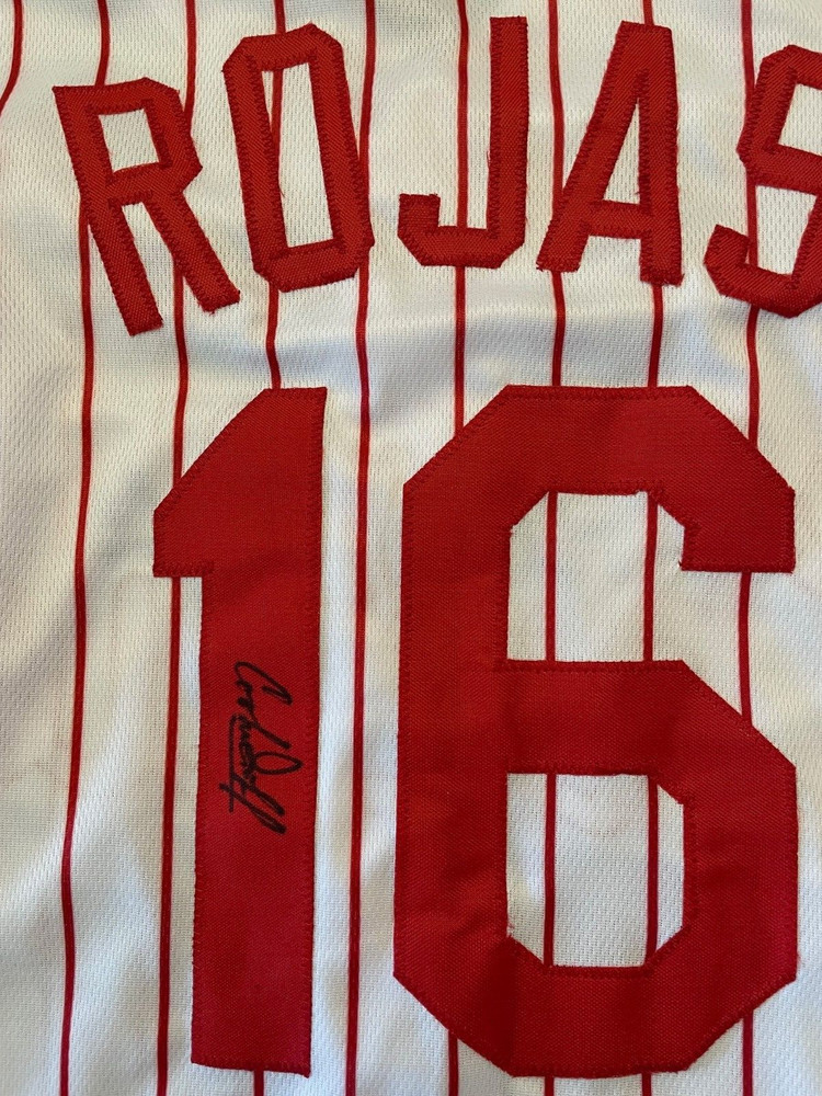Phillies Cookie Rojas signed Jersey with W/COA
