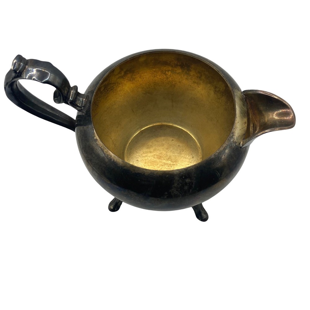 Vintage silver plated sugar bowl 3 Height