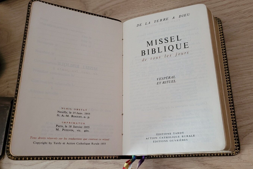Old Biblical Missal