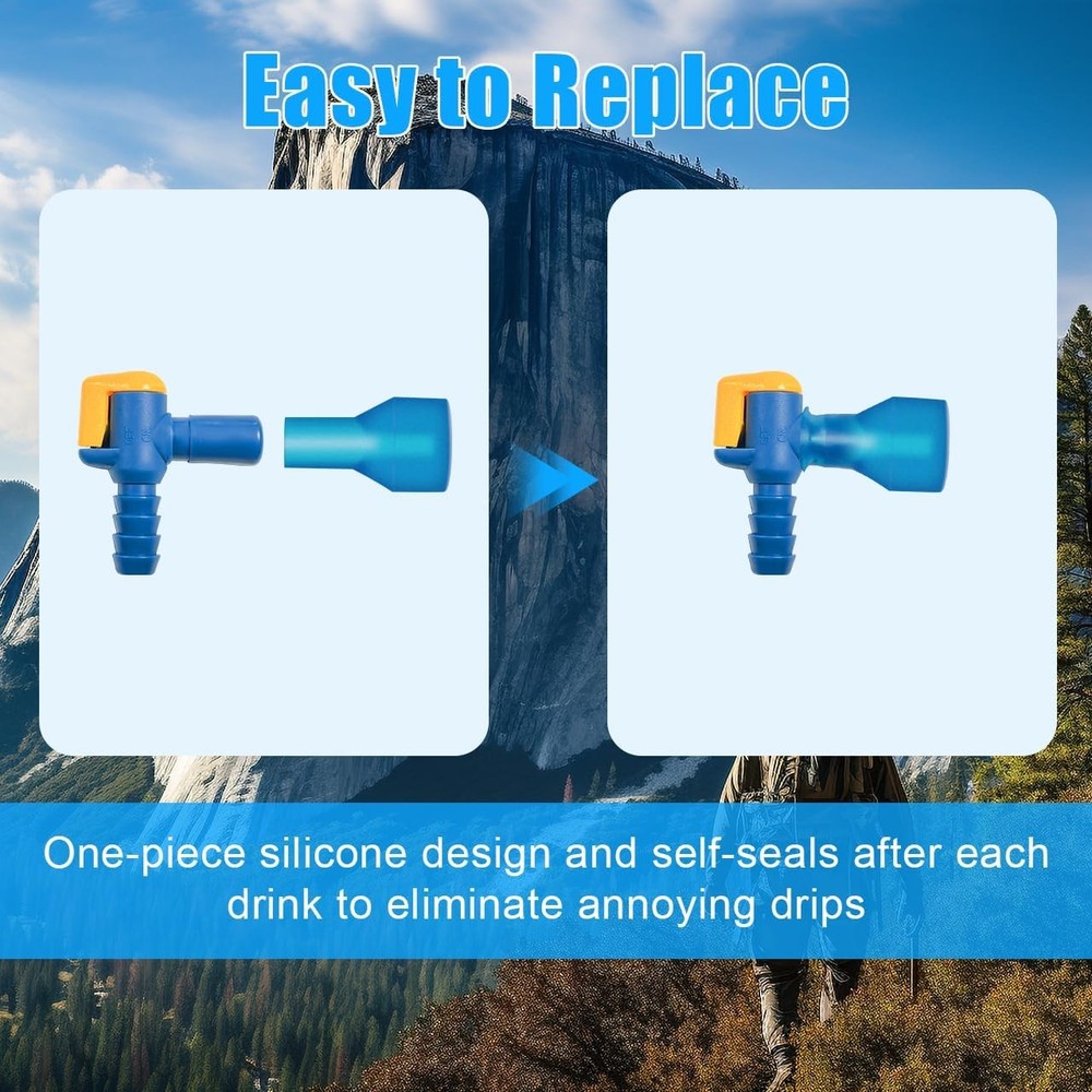 Big Bite Valve Replacement Mouthpiece Water Hydration Bladder Valve 4 Pack