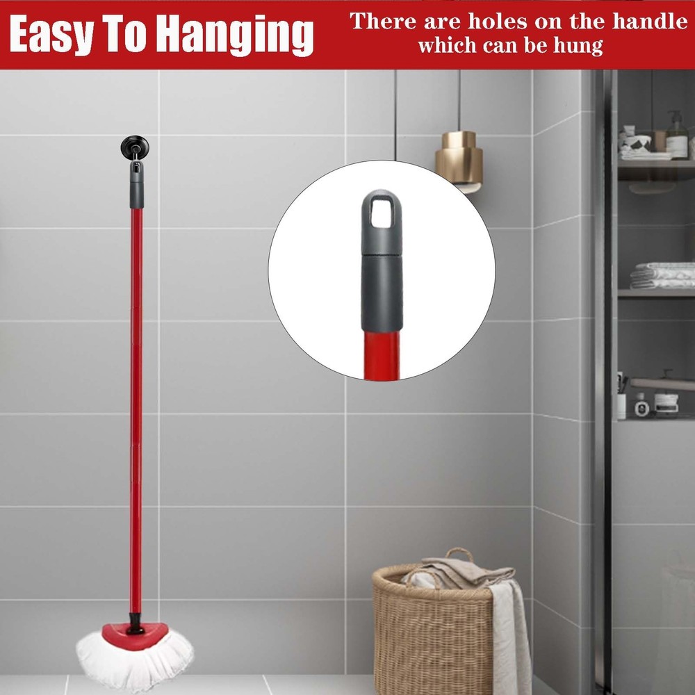 Mop Handle for Ocedar, Spin Mop Handle for O Cedar 4-Section 28.5-to-55inch M...