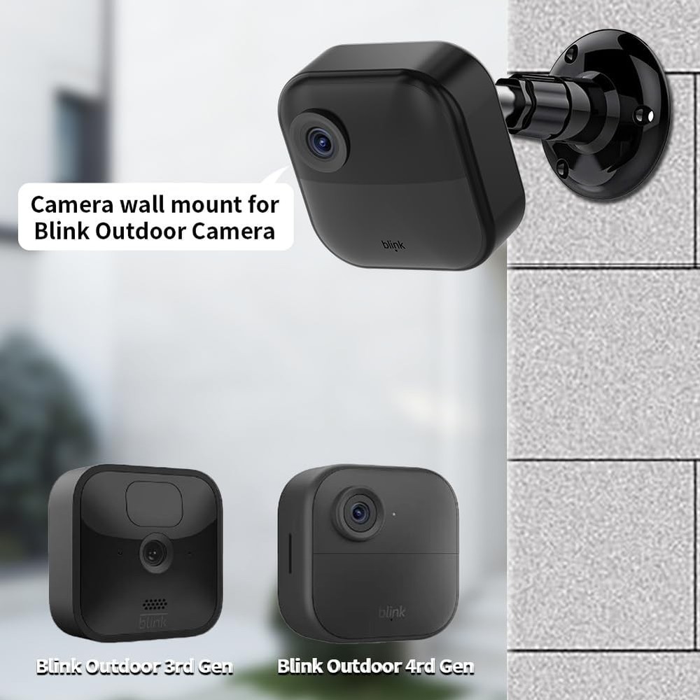 Black Blink Outdoor Wireless smart HD security camera Mount